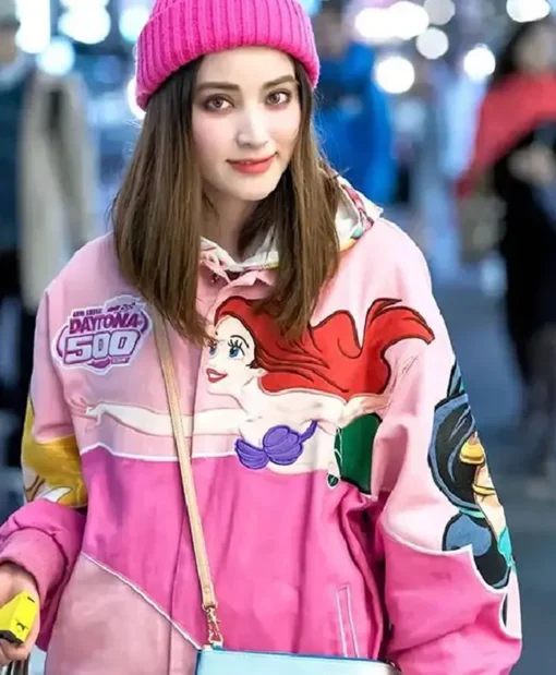 Disney Vintage Princess Daytona 500 Pink Jacket