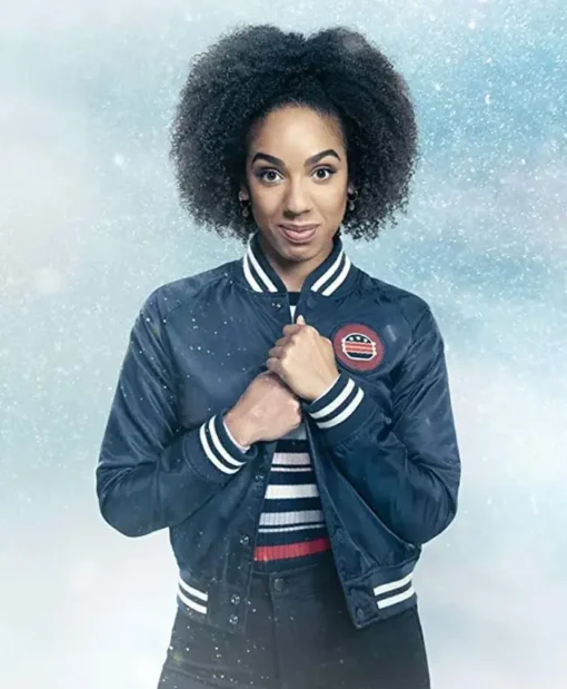 Doctor Who Bill Varsity Denim Jacket