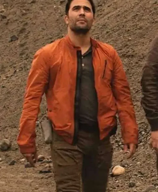 Don West Lost In Space Ignacio Serricchio Orange Jacket For Sale