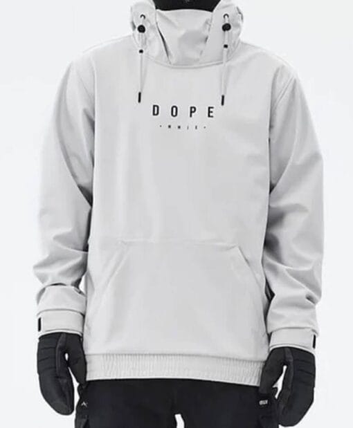 Dope Snowboarding Light Grey Hooded Jacket