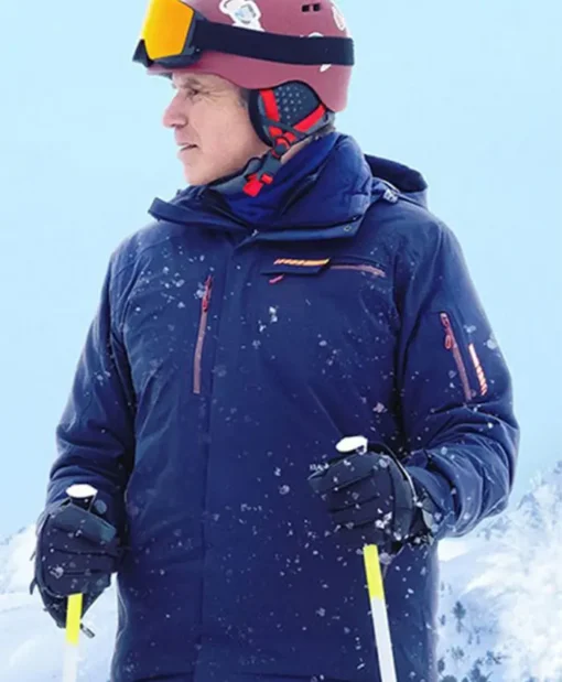 Downhill Will Ferrell Puffer Blue Jacket