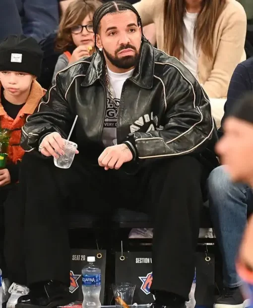 Drake Knicks Game Bomber Jacket