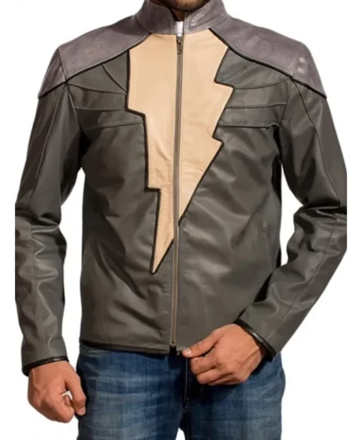 Dwayne Johnson Black Adam Costume Leather Jacket