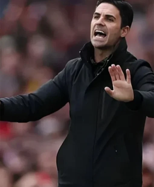 EFL Championship Mikel Arteta Black Cotton Jacket