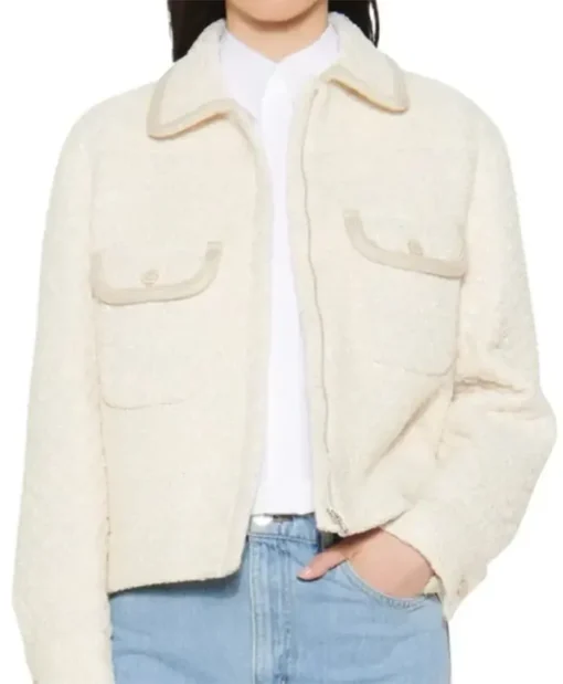 Eden Hawkins Locke and Key Off White Wool Jacket