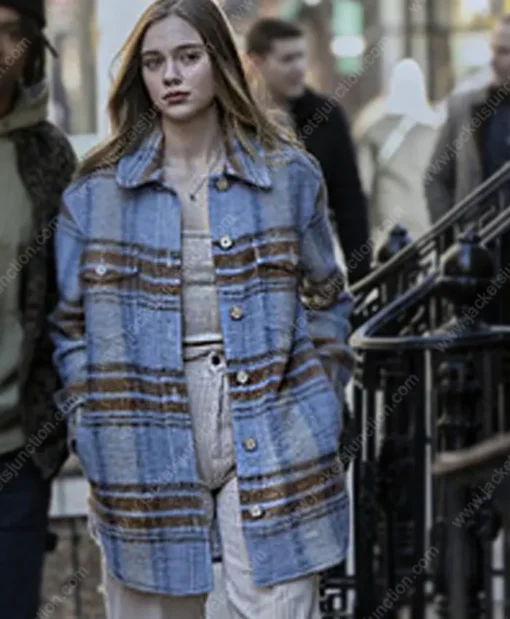 Ellie Brannock The Watcher Plaid Coat