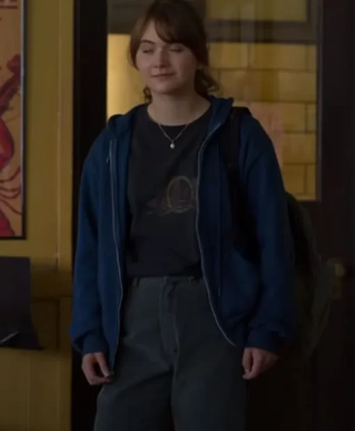 Emilia Jones CODA Ruby Rossi Blue Fleece Hoodie