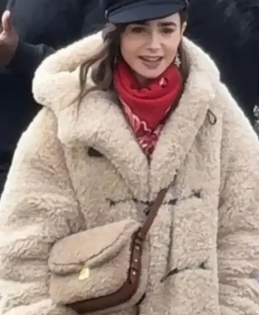 Emily in Paris S04 Emily Cooper Fur Coat