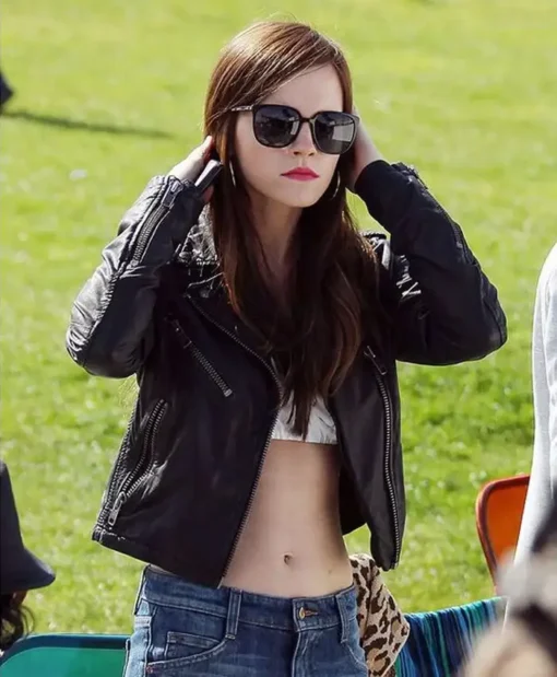 Emma Watson Real Leather Jacket