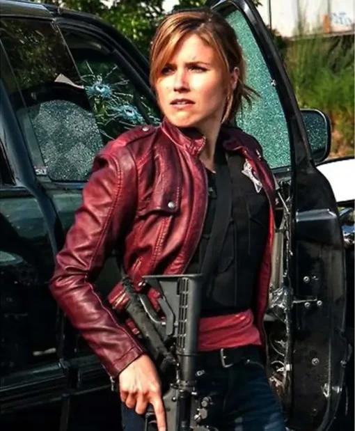 Erin Lindsay Chicago PD Maroon Jacket