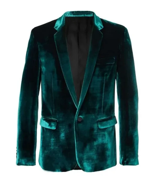 Ewan McGregor Birds of Prey Black Mask Velvet Blazer