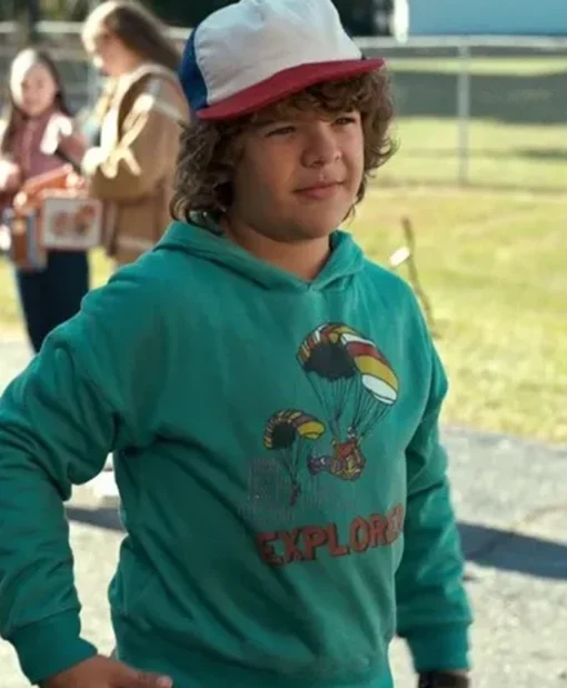 Explorer Stranger Things Sea Green Hoodie