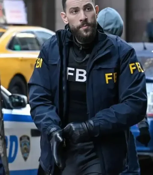 FBI Atibon Nazaire Blue Jacket