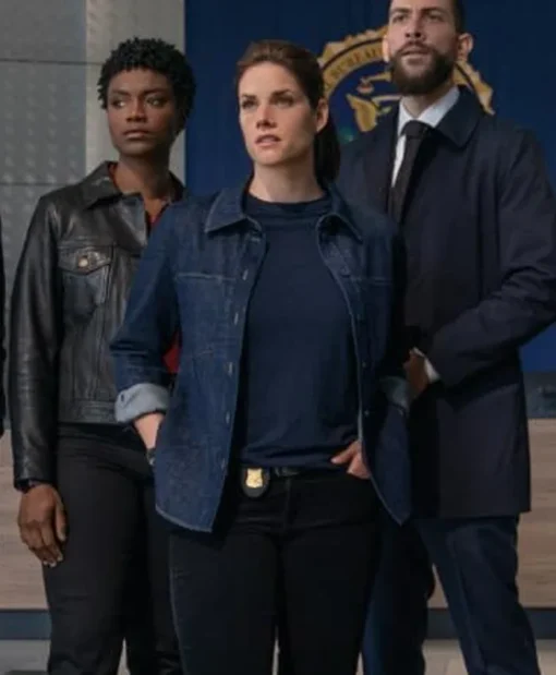 FBI Missy Peregrym Blue Denim Jacket