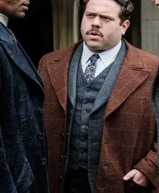 Fantastic Beasts 2 Dan Fogler Brown Long Coat