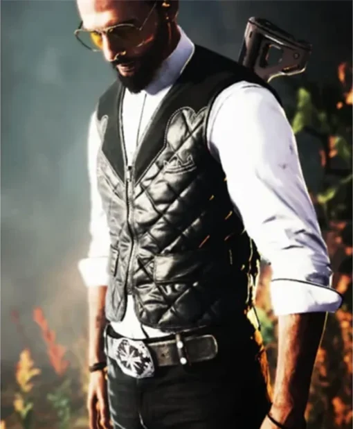 Far Cry 5 Joseph Seed Quilted Leather Vest