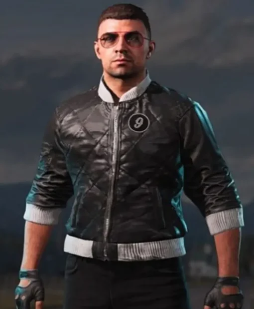 Far Cry 5 Viper 9 Black Bomber Leather Jacket