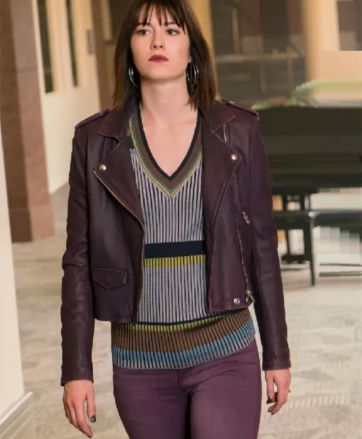 Fargo Mary Elizabeth Winstead Burgundy Jacket