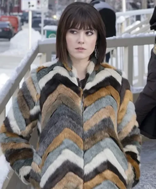 Fargo S03 Nikki Swango Multi-Color Fur Jacket