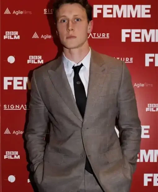 Femme 2024 George MacKay Premier Grey Blazer