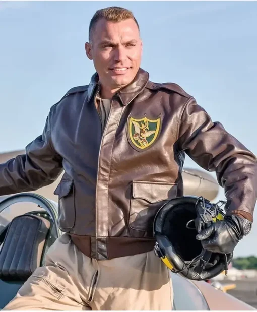 Flying Tigers Brown Leather Jacket