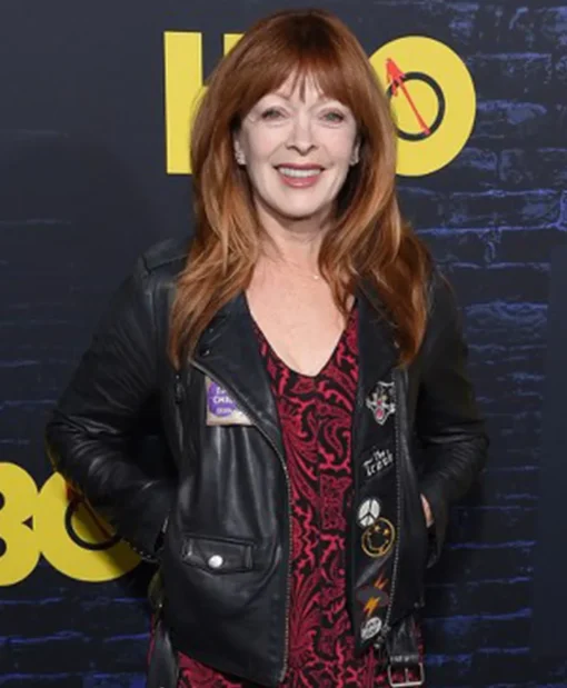 Frances Fisher Watchmen 2019 Editorial Premiere Leather Jacket