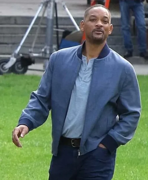 Gemini Man Will Smith Blue Jacket