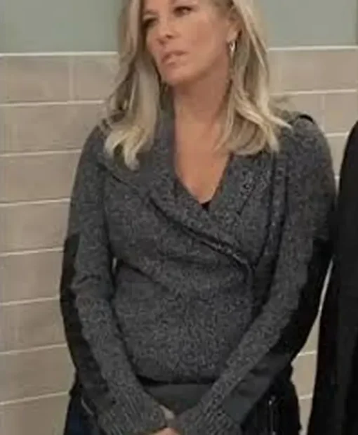 General Hospital Laura Wright Knit Grey Jacket