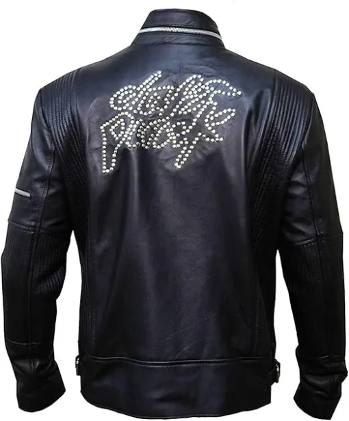 Get Lucky Daft Punk Electroma Black Leather Jacket