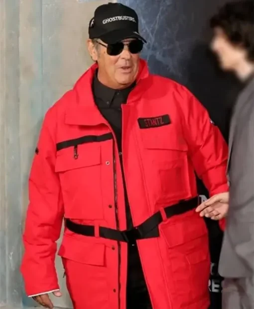 Ghostbusters Frozen Empire Dan Aykroyd Red Cotton Jacket