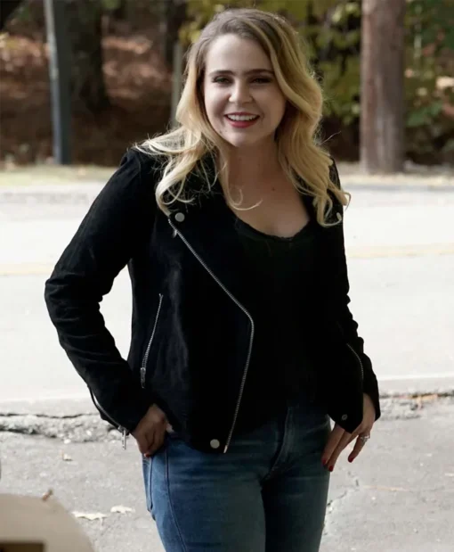 Good Girls Annie Marks Leather Black Jacket