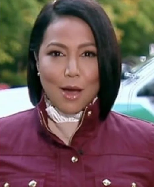 Good Morning America Stephanie Ramos Field Red Jacket