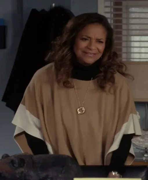 Greys Anatomy Debbie Allen Wool Poncho