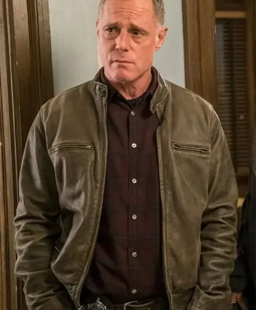 Hank Voight Chicago P D Jason Beghe Leather Jacket