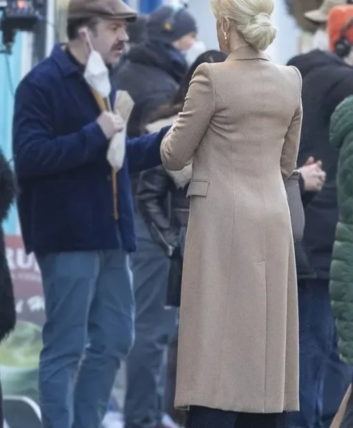 Hannah Waddingham TV Series Ted Lasso Rebecca Welton Brown Wool Coat