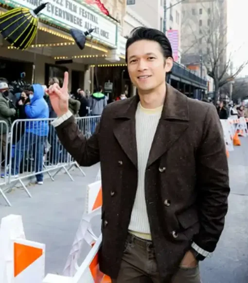 Harry Shum Everything Everywhere All at Once Jr Brown Coat