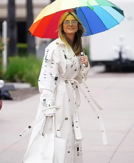 Heidi Klum Americaâ€™s Got Talent Long Coat