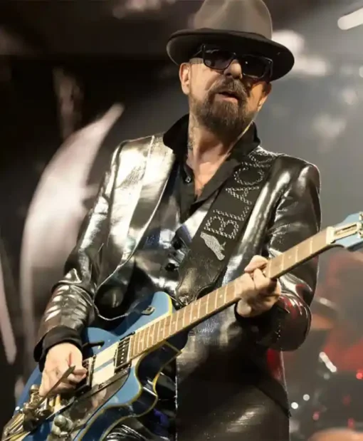 Henley Festival 2024 Dave Stewart Leather Blazer