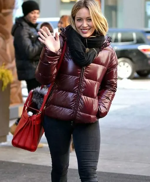 Hilary Duff TV Series Younger Kelsey Peters Puffer Jacket With Hood