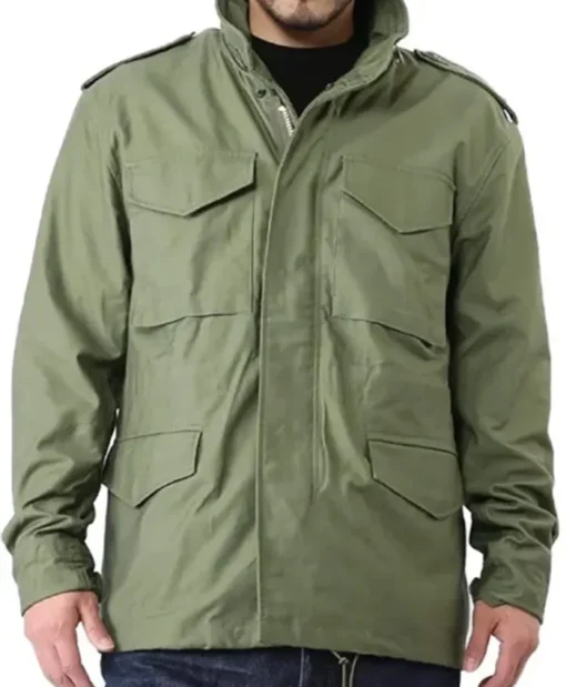 Hobbs & Shaw Deckard Shaw Green Cotton Jacket