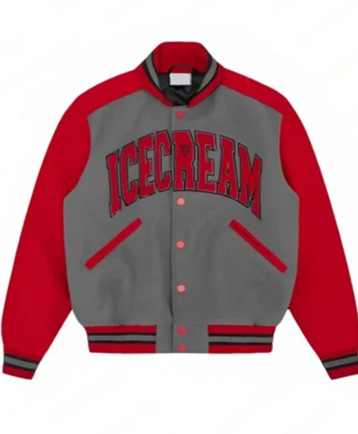 ICECREAM College Letterman Varsity Jacket