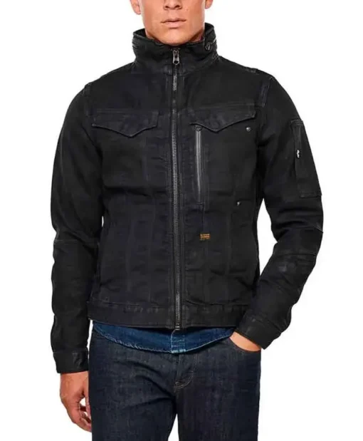 Ian Duff The Republic of Sarah Black Cotton Jacket