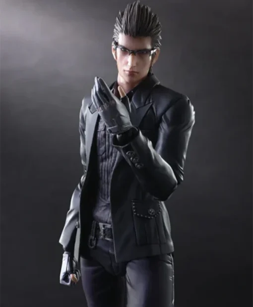 'Ignis Scientia Final Fantasy XV Black Leather Blazer