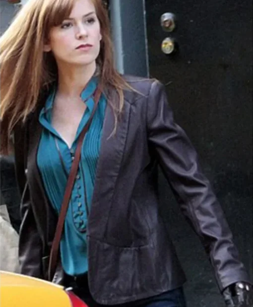 Isla Fisher Now You See Me Leather Coat Jacket