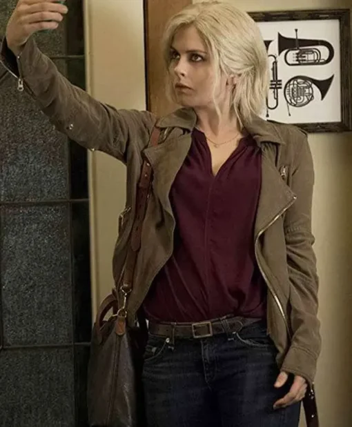 Izombie Rose McIver Brown Round Collar Jacket