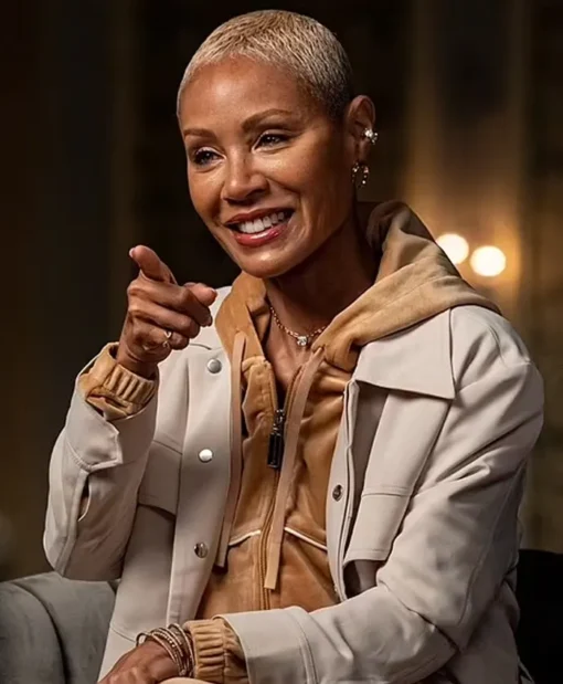 Jada Pinkett Smith Beige Jacket