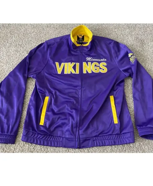 Jaden Minnesota Vikings Full Zip Track Jacket