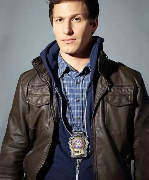 Jake Peralta Brooklyn Nine-Nine Bomber Leather Jacket