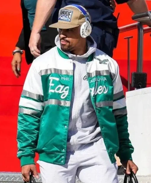 Jalen Hurts NFL Philadelphia Eagles Bomber Jacket