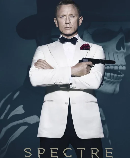 James Bond Spectre Dinner Ivory White Tuxedo